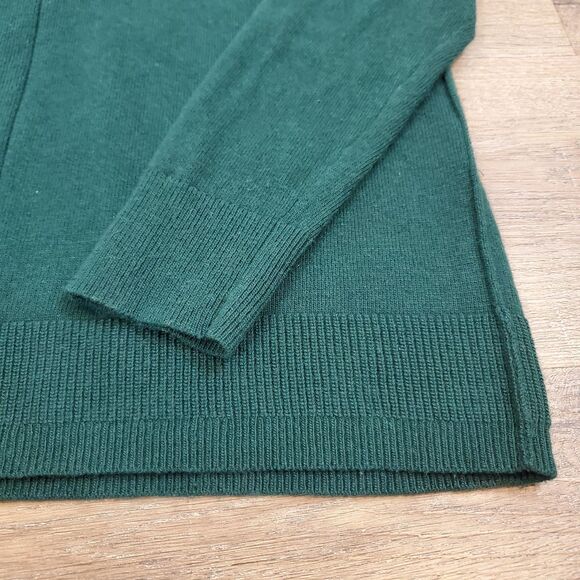 Banana Republic Italian Yarn Filpucci Merino Wool Cashmere Sweater M Green - Picture 4 of 11